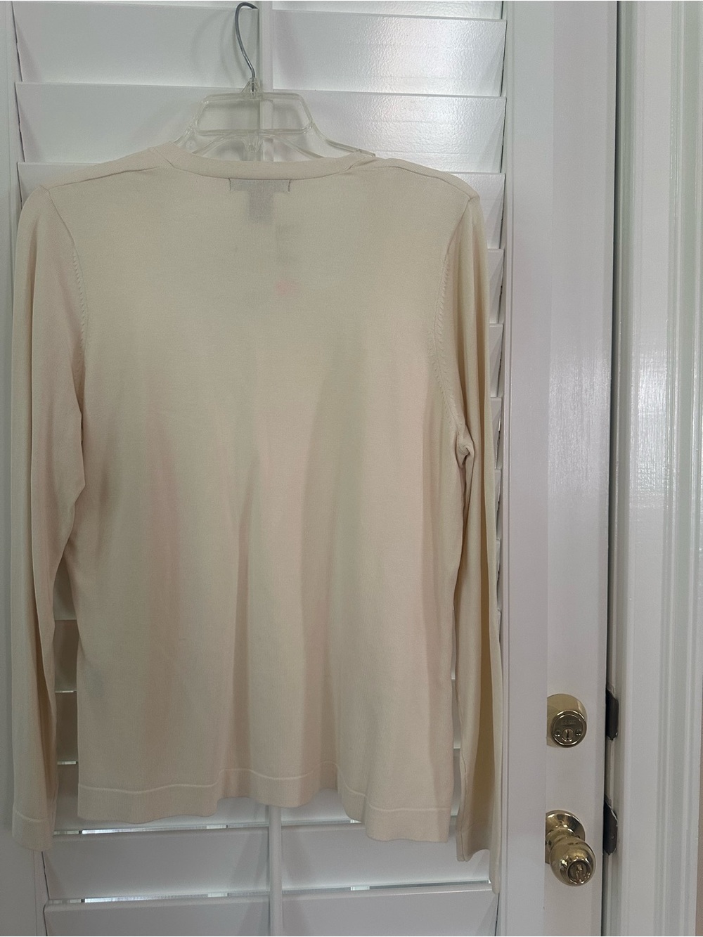 august silk Cream Layered Shell & Open Cardigan Set - Picture 8 of 10